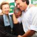 Juan Fernando Cano - Los padres de Fajardo, Ra&#250;l y Mara, estaban orgullosos de la victoria del matem&#225;tico y nuevo gobernador de Antioquia.