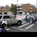 Manuela Palacio Hernández - Los manifestantes bloquearon por momentos el tráfico de la calle 10 justo al mediodía. Exhibieron pancartas y llamaron la atención con frases de rechazo al nuevo impuesto de sus propiedades.