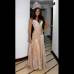 Edwin Bustamante - El traje de gala est&#225; confeccionado en chif&#243;n de seda con base en sat&#237;n licrado.