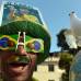 AFP - La moda en Brasil es pintar los bigotes.