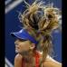 Reuters - Daniela Hantuchova de Eslovaquia en pleno servicio en el U.S Open de Tenis en Estados Unidos.