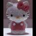 Reuters - En esta estatuilla, de Hello Kitty, la firma Swarovski empleó 19.636 cristales.