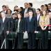 Raúl Palacios-Colprensa - El presidente Álvaro Uribe y la primera dama, Lina Moreno, compartieron palco con el mandatario electo Juan Manuel Santos y su esposa.