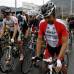 Manuel Saldarriaga - Varias figuras del ciclismo se hicieron presentes como Félix el Gato Cárdenas, campeón de la Vuelta a Colombia.