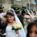 Colprensa-Germ&#225;n Enciso - Muy temprano llegaron los novios para la ceremonia religiosa en la Catedral Primada de Colombia.