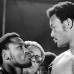 AP - Frazier y George Foreman antes del combate del 22 de enero de 1972.