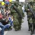 Colprensa - En la colonial y c&#233;ntrica Plaza de Bol&#237;var, en donde se armaron gigantes carpas, estaba el presidente Santos, sus ministros e invitados nacionales y extranjeros para conmemorar el Grito de Independencia del 20 de julio de 1810, que llevar&#237;a nueve a&#241;os m&#225;s tarde a la separaci&#243;n de Colombia del reino de Espa&#241;a.