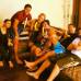 FOTOS CORTES&#205;A - Hulk pos&#243; junto a familiares y amigos en apoyo a su compa&#241;ero.