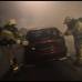 RE - Los bomberos quitan un coche destrozado en un ejercicio en el t&#250;nel Karavanken cerca Jesenice, Eslovenia. Durante el ejercicio, los bomberos, la polic&#237;a y el personal m&#233;dico resuelven un simulacro de accidente en el importante t&#250;nel.
