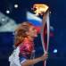 AFP - La llama ol&#237;mpica lleg&#243; al estadio de manos de la tenista Mar&#237;a Sharapova, que vivi&#243; varios a&#241;os en Sochi.
