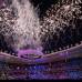 AP - Cerca de 49.000 espectadores presentes en el estadio Omnilife no dejaron de mostraron su entusiasmo durante la ceremonia.
