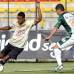 Colprensa - El delantero Roberto Polo del Itag&#252;&#237; FC se lamenta luego de errar una oportunidad de gol frente a La Equidad, su antiguo equipo.