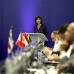 Cortes&#237;a Canciller&#237;a - La canciller colombiana, Mar&#237;a &#193;ngela Holgu&#237;n, estuvo en la instalaci&#243;n de la cita en la que participan adem&#225;s ministros de Argentina, Bolivia, Brasil, Chile, Ecuador, Guyana, Paraguay, Per&#250;, Uruguay, Surinam y Venezuela.