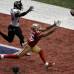 AP - El receptor de los 49ers Michael Crabtree no pudo llegar al pase de Kaepernick que pudo haber cambiado la historia del partido.