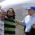 Fotos: Donaldo Zuluaga - Visiblemente feliz, el ingeniero lleg&#243; al aeropuerto acompa&#241;ado de la comisi&#243;n del CICR, y del padre Francisco de Roux. Viva la libertad, fueron sus primeras palabras, tras la liberaci&#243;n.