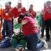 REUTERS - Los familiares y mineros rescatados agradecieron a Dios por permitirles reencontrarse de nuevo.