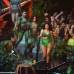 AFP - Minaj primero luci&#243; un top verde y shorts, mientras rapeaba, bailaba y emocionaba al p&#250;blico.