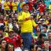 FOTO JAIME P&#201;REZ - A miles de kil&#243;metros del Maracan&#225; los aficionados de Colombia festejaron el hist&#243;rico triunfo ante Uruguay y la clasificaci&#243;n de la Selecci&#243;n, por primera vez, a unos cuartos de final en la Copa del Mundo.