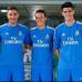 CORTES&#205;A - Real Madrid y Adidas presentaron este jueves el segundo uniforme que lucir&#225; el equipo merengue en la pr&#243;xima temporada y que estrenar&#225;n en el amistoso del s&#225;bado ante el PSG.