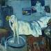 AP - Esta es la obra La habitaci&#243;n azul de Pablo Picasso, pintada por el artista en 1901.