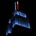 Reuters - El m&#237;tico edificio Empire State se pint&#243; finalmente de luz azul con la victoria de Barack Obama sobre el republicano Mitt Romney en la intensa disputa por la Casa Blanca.