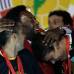 AP - Pel&#233; celebr&#243; la actuaci&#243;n de Neymar en el t&#237;tulo de la Copa Libertadores que logr&#243; Santos al vencer a Pe&#241;arol de Uruguay en la final del torneo.