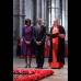 AP - La pareja presidencial en la abad&#237;a de Westminster durante un acto ante la Tumba del Soldado Desconocido.