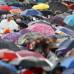 Reuters - Al sumo pontífice, de 76 años, no le importó mojarse este miércoles durante una breve lluvia para besar bebés y saludar a la multitud durante su audiencia general semanal en la Plaza de San Pedro.
