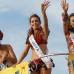 Foto Colprensa - Cartagena se convirti&#243; en un gran carnaval, con el tradicional desfile de carrozas, que dio inicio a las fiestas populares y a las actividades centrales del Concurso Nacional de Belleza. Las 25 candidatas estuvieron radiantes.