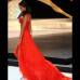 Manuel Saldarriaga, enviado especial - La Tercera princesa, la Se&#241;orita Cundinamarca, Thael Osorio Redondo, luci&#243; un traje rojo que se rob&#243; los aplausos.
