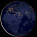 Nasa - Foto: continentes de &#193;frica y Europa. Este instrumento utiliza filtros para observar la luces se&#241;ales lum&#237;nicas d&#233;biles que ser&#237;an imperceptibles en el espacio tales como las luces de las ciudades, las auroras y los incendios forestales.