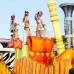 Foto Colprensa - Cartagena se convirti&#243; en un gran carnaval, con el tradicional desfile de carrozas, que dio inicio a las fiestas populares y a las actividades centrales del Concurso Nacional de Belleza. Las 25 candidatas estuvieron radiantes.