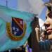 Colprensa - Despu&#233;s de entonar el Himno Nacional y el Himno de San Andr&#233;s islas, decenas de raizales iniciaron la jornada de protesta.