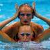 Reuters - La nataci&#243;n sincronizada en la especialidad de d&#250;o entreg&#243; este martes 7 de agosto unas impresionantes im&#225;genes de la competencia en la que se impusieron las rusas Natalia Ishchenko y Svetlana Romashina.
