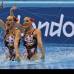 Reuters - Natalia Ishchenko y Svetlana Romashina, las ganadoras del oro.