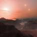 Reuters - Esta impresi&#243;n art&#237;stica muestra una puesta de sol vista desde el CC s&#250;per-Tierra Gliese 667. Los astr&#243;nomos han calculado que hay decenas de miles de millones de tales mundos rocosos.