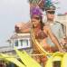 Foto Colprensa - Cartagena se convirti&#243; en un gran carnaval, con el tradicional desfile de carrozas, que dio inicio a las fiestas populares y a las actividades centrales del Concurso Nacional de Belleza. Las 25 candidatas estuvieron radiantes.