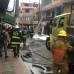 Foto Esteban Vanegas - El cuerpo de Bomberos que lleg&#243; r&#225;pidamente al lugar, necesit&#243; 28 voluntarios, 4 m&#225;quinas y una ambulancia para atender este grave episodio que se prolong&#243; por m&#225;s de una hora.
