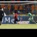 Foto Manuel Saldarriaga - El defensor argentino Diego Herner aprovech&#243; la jugada y conect&#243; el bal&#243;n en el &#225;rea.