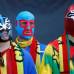 AP - Curiosidades de los hinchas con marcaras al mejor estilo de los luchadores mexicanos.