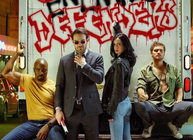 En The Defenders se reúnen cuatro superhéroes para combatir el mal: Luke Cage, Daredevil, Jessica Jones y Iron Fist. Foto: Cortesía Netflix. 