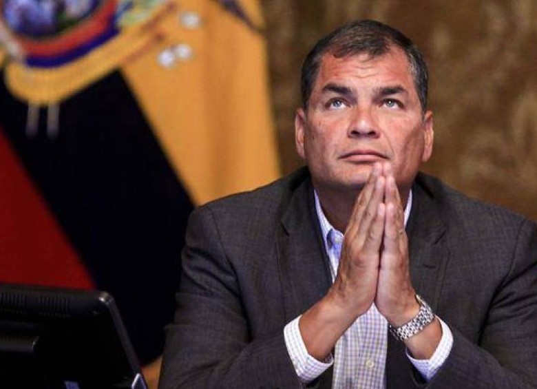 El expresidente Rafael Correa dirigirá la campaña del No en la consulta de Ecuador. FOTO: EFE