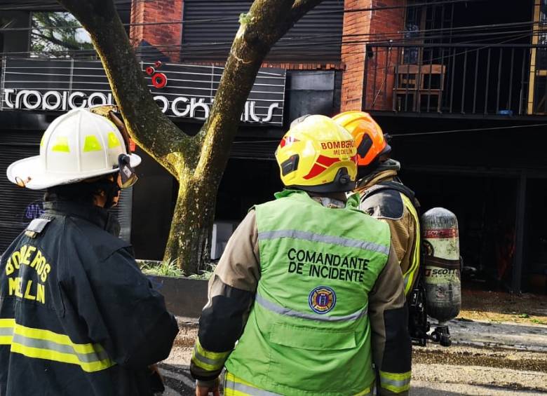 Controlan incendio en local comercial en el Parque Lleras