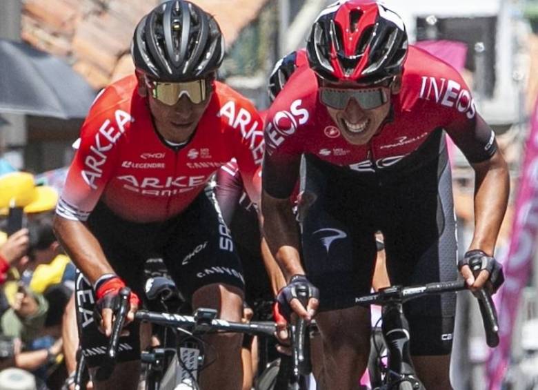 Egan Bernal y Nairo Quintana están listos para retomar su temporada en Europa. FOTO EFE