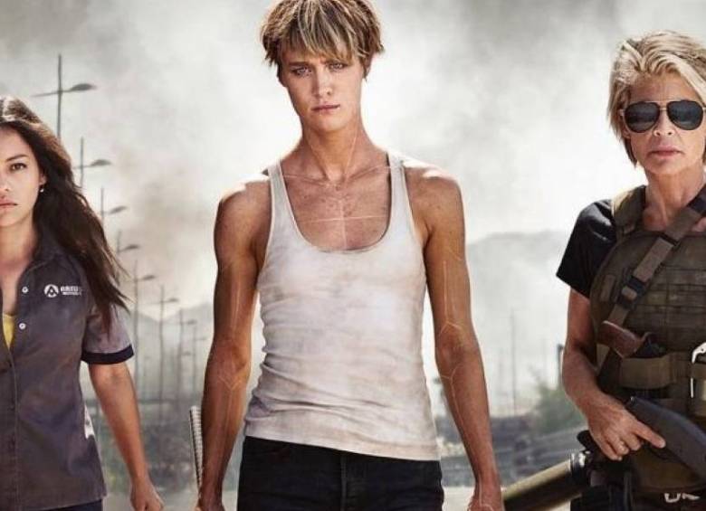 La colombiana Natalia Reyes tiene un presencia protagónica en el filme de Terminator. FOTO CORTESÍA