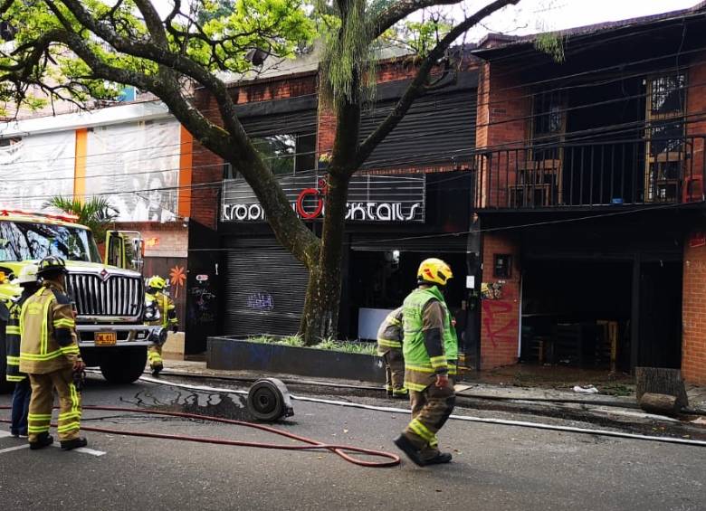 Controlan incendio en local comercial en el Parque Lleras
