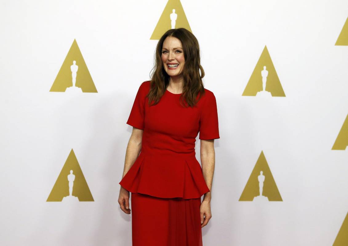 Julianne Moore, nominada a mejor actriz por Still Alice. FOTO Reuters