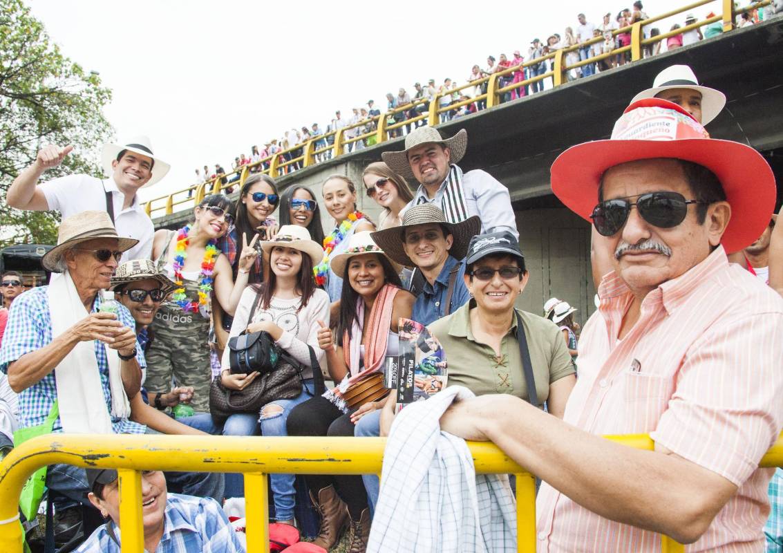 Asistentes al Desfile de Silleteros. FOTO MARIO VALENCIA.