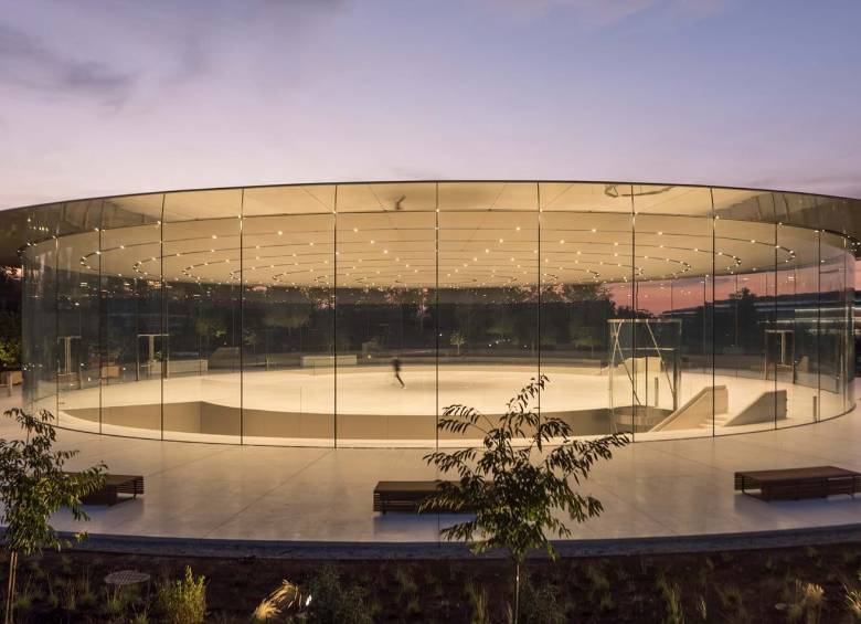 Apple Park, la sede central de la empresa de la manzana.