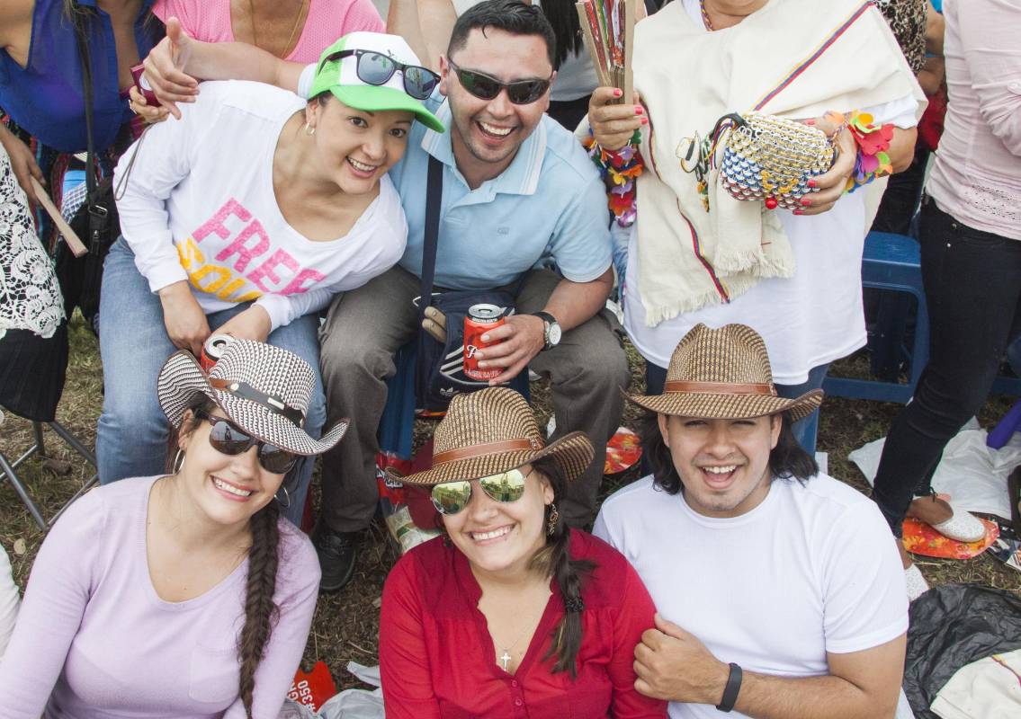 Asistentes al Desfile de Silleteros. FOTO MARIO VALENCIA.